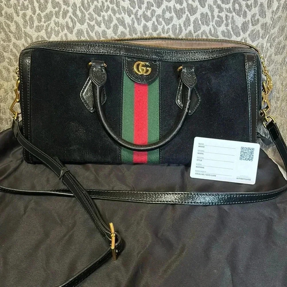 Gucci satchel with crossbody strap - Picture 1 of 12